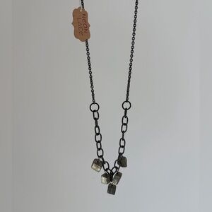 Pyrite Cube Unisex Necklace